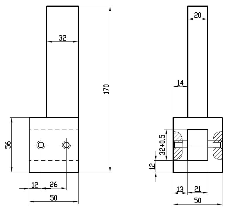 Різцетримка долбежного верстата ГД200